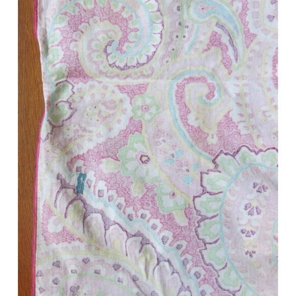 VERA BRADLEY Capri Melon Paisley Pink Set of 4 Napkins Fabric 19.5"x19.5"Retired - Picture 8 of 13